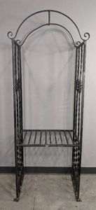 Metal Arch Garden Display Bench S