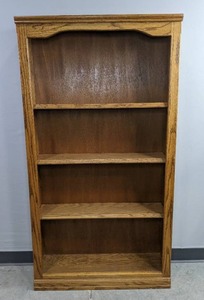 4-Tier Wooden 60 H Open Shelf Bookcase S