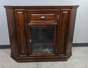 Wooden Corner ConsoleMedia TV Stand Cabinet S