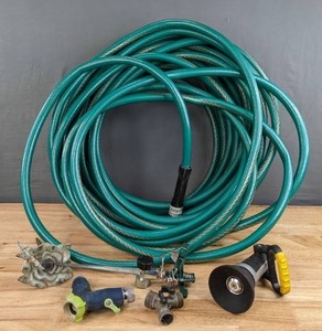 Garden Hose with Sprinkler Attachments S