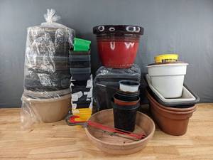 Large Assortment of Garden Planters S