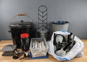 Garden Decor Items and Accessories Plant Markers, Solar Lights, Small Trash Cans and More S