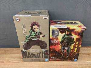 Banpresto Demon Slayer KIMETSU MAXIMATIC TANJIRO KAMADO I FIG and Attack on Titan - The Final Season Levi 6-Inch Figure  F