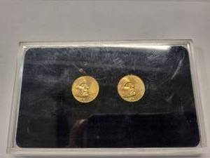 lot 25 image: 2005 Westward Journey Ocean in View - 2 coins - P and D Gold Edition Very Fine