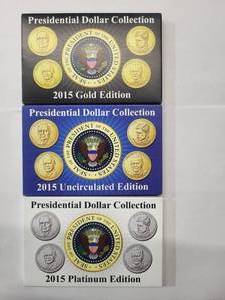 lot 50 image: 2015 Harry S Truman Dollar Mania Mint Set - PlatinumGold -- Uncirculated