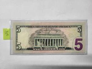 lot 86 image: $5  Star dollar 2017 Uncirculated