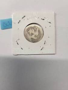 lot 105 image: 1853 Seated Liberty Quarter dollar  Good - Silver 90%