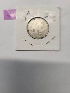 lot 106 image: 1876 Seated Liberty Quarter dollar Good - Silver 90%