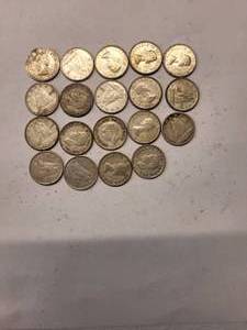 lot 144 image: Canadian Dimes   90% Silver