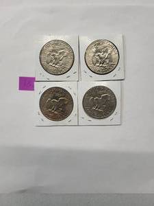lot 188 image: Eisenhower Dollars 1978 (1 Coin)  1977 (1 Coin)   1974 (1 Coins)  1972  (1 Coin)