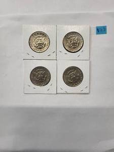 lot 197 image: 1974 Kennedy Half Dollars  Almost Uncirculated (4 Coins)