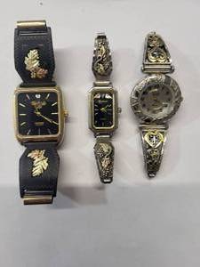 lot 204 image: Mens and Ladies Black Hills Gold Watches