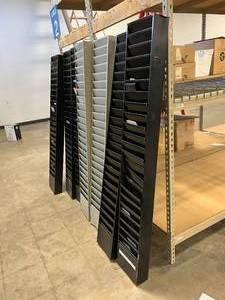 Lot Of 7 Buddy Products Flat File Mail Slots Sorters Wall Mountable - Good Condition