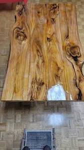 Red Elm,Custom made table W Incredible Asthethic Value