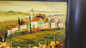 Oil Painting of The Italy Countryside