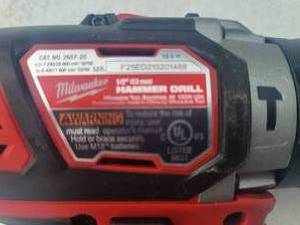 Milwaukee12 Hammer Drill (New)