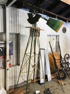 lot 58 image: Windmill lawn ornament