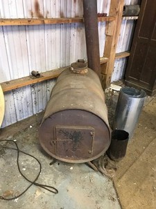 lot 73 image: Wood stove and pipe