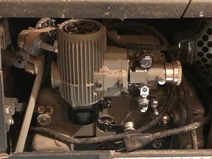 lot 143 image: Vintage Bell Howell Filmo sound projector