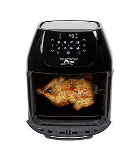 lot 84 image: NEW Power AirFryer Pro 6-Qt. Oven - Black
