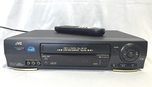 lot 42 image: JVC VHS Video Cassette Recorder (Model HR-VP673U) with Remote
