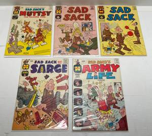 Vintage Sad Sack 12 Cent Comics & More (In Protective Sleeves)