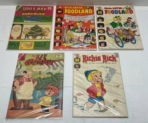 Vintage 1960s Comics & More including Richie Rich, Little Lotta (In Protective Sleeves)