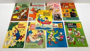 Vintage 1960s Walt Disney Comics & More including Bugs Bunny, Goofy, Mickey Mouse (Really Nice Condition)