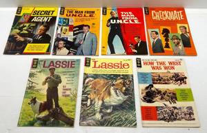 Vintage 1960s Adventure Comics Including Secret Agent, The Man From Uncle & More (Nice Condition)
