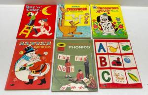 Vintage 1960s-70s Kids Activity Books (Never Used)