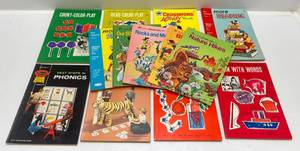 Vintage 1960s-70s Kids Learning Books (Never Used)
