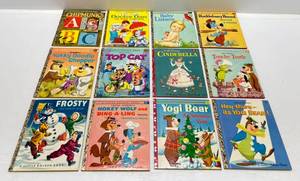 Vintage 1950s Little Golden Books Including Yogi The Bear & More (Very Nice Condition)