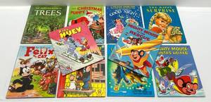 1950s Misc. Childrens Wonder Books Including Felix The Cat, Wizard Of OZ &amp More (Like New)