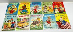 1950s Tip-Top Elf Book, Rand Mcnally Book Childrens Books 6 12 x 8 14 Including The Story Of Our Flag &amp More (Like New)