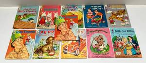 1950s Tip-Top Elf Book, Rand Mcnally Book Childrens Books 6 12 x 8 14 Including Tom Thumb &amp More (Like New)
