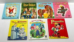 1960s Whitman Miniature Childrens Books 6 12 x 7 12 Including Pinocchio &amp More (Like New)