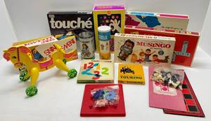 Misc. Vintage 1960s-70s Board Games & More