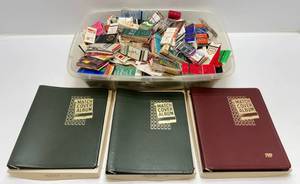 Large Matchbook Collection With Matchbook Albums