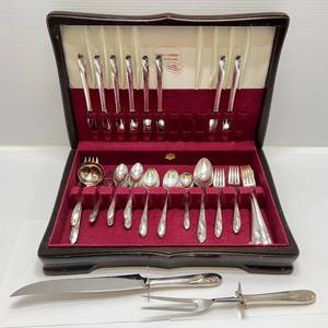 Vintage 57 Pc. Holmes & Edwards Silverplate Set