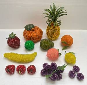 Vintage Beaded  & Sequined Fruit