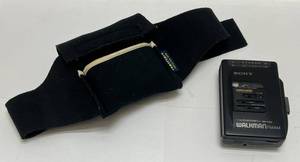 Vintage Sony Walkman AMFM Cassette Player With Carrying Belt