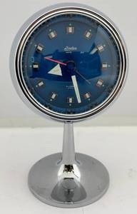 MCM Lindon Eye Ball Wind-Up Alarm Clock Aluminum Base, Plastic Cover Japan Made (Works)