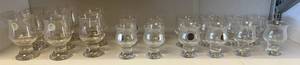 18 Riekes Crisa Crafted In Australia Controlled Air Bubble Bourbon, Brandy Tumblers