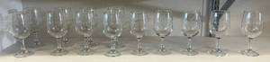 Vintage JAVIT Hand Cut Crystal Glasses
