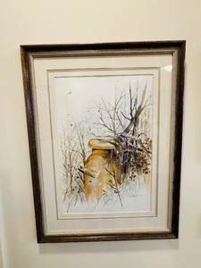 Framed Watercolor by B. Naggatz I.W.S.
