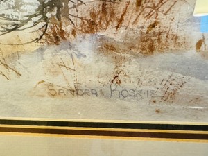 Framed Watercolor by Sandra Koskie