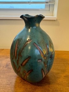 Handmade Pottery Vase - Signed