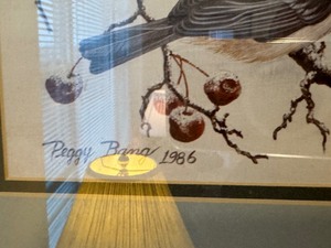 Framed Peggy Bang Bird Artwork