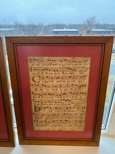 Pair of Framed Musical Artwork Prints