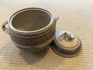 Handmade Lidded Pottery Bowl